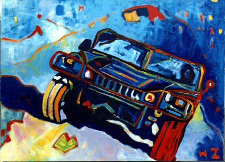 chasing through the desert